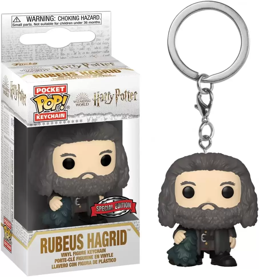 Harry Potter and Fantastic Beasts - POP! Keychain - Harry Potter - Holiday Rubeus Hagrid
