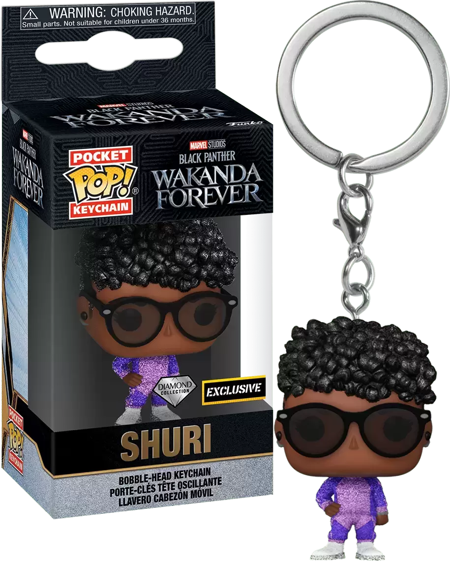 SalesOne Black Panther Wakanda Forever Keychain & Pin