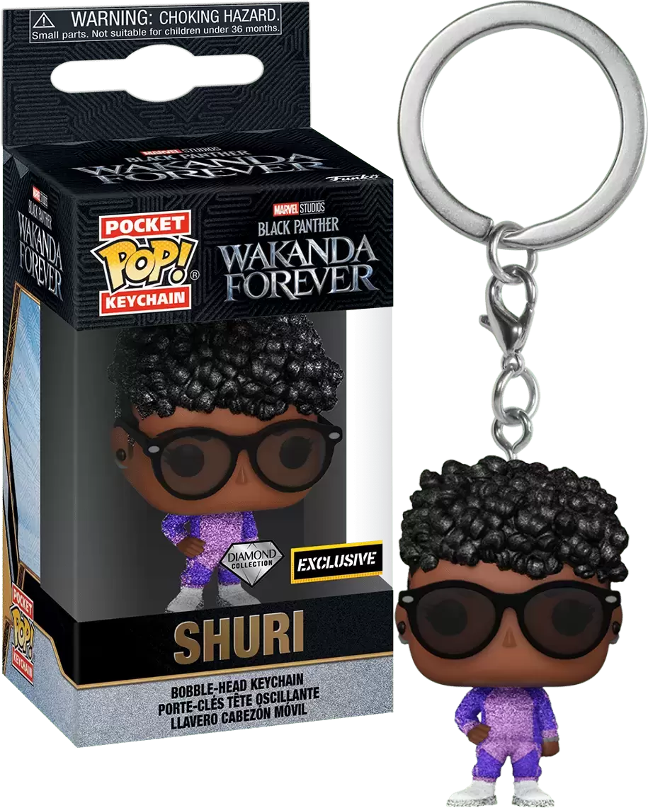Marvel - POP! Keychain - Black Panther : Wakanda Forever - Shuri Diamond Collection