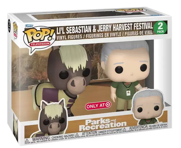 POP! Television - Parks and Recreation - Jerry & Lil Sebastian 2 Pack