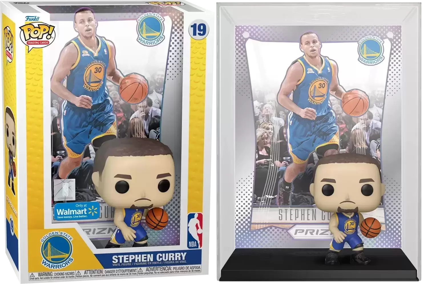 Gold 12 NBA: Warriors - Stephen Curry with Chase (Walmart Exclusive) 