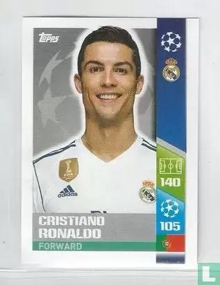 Topps UEFA Champions League CL 2017/2018 Cristiano Ronaldo Foil sticker #5