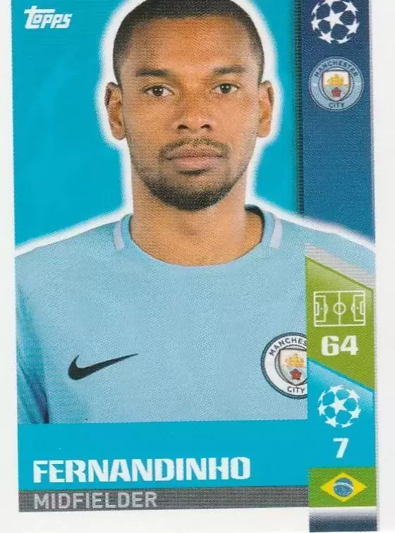 UEFA Champions League 2017/18 - Fernandinho - Manchester City FC