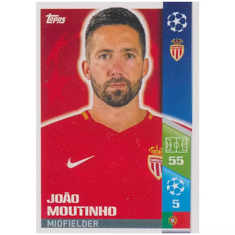UEFA Champions League 2017/18 - João Moutinho - AS Monaco FC