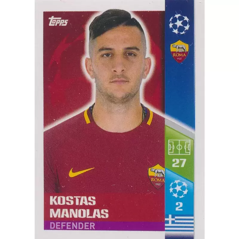 UEFA Champions League 2017/18 - Kostas Manolas - AS Roma