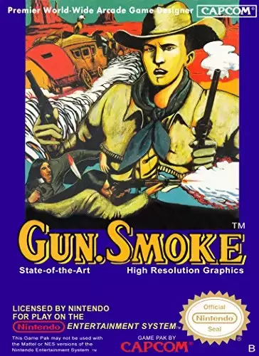 Jeux Nintendo NES - Gun. Smoke - PAL
