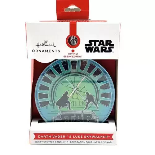 Hallmark Keepsake Ornament - Star Wars - Hallmark Ornament 2021 Star Wars Duel Light Up Darth Vader vs Luke Skywalker