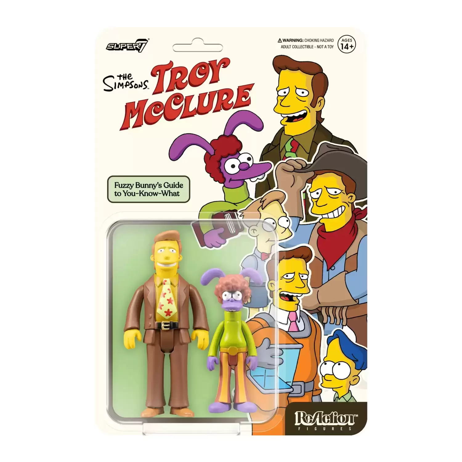 ReAction Figures - The SImpsons Troy McClure - Fuzzy Bunny’s Guide to You-Know-What
