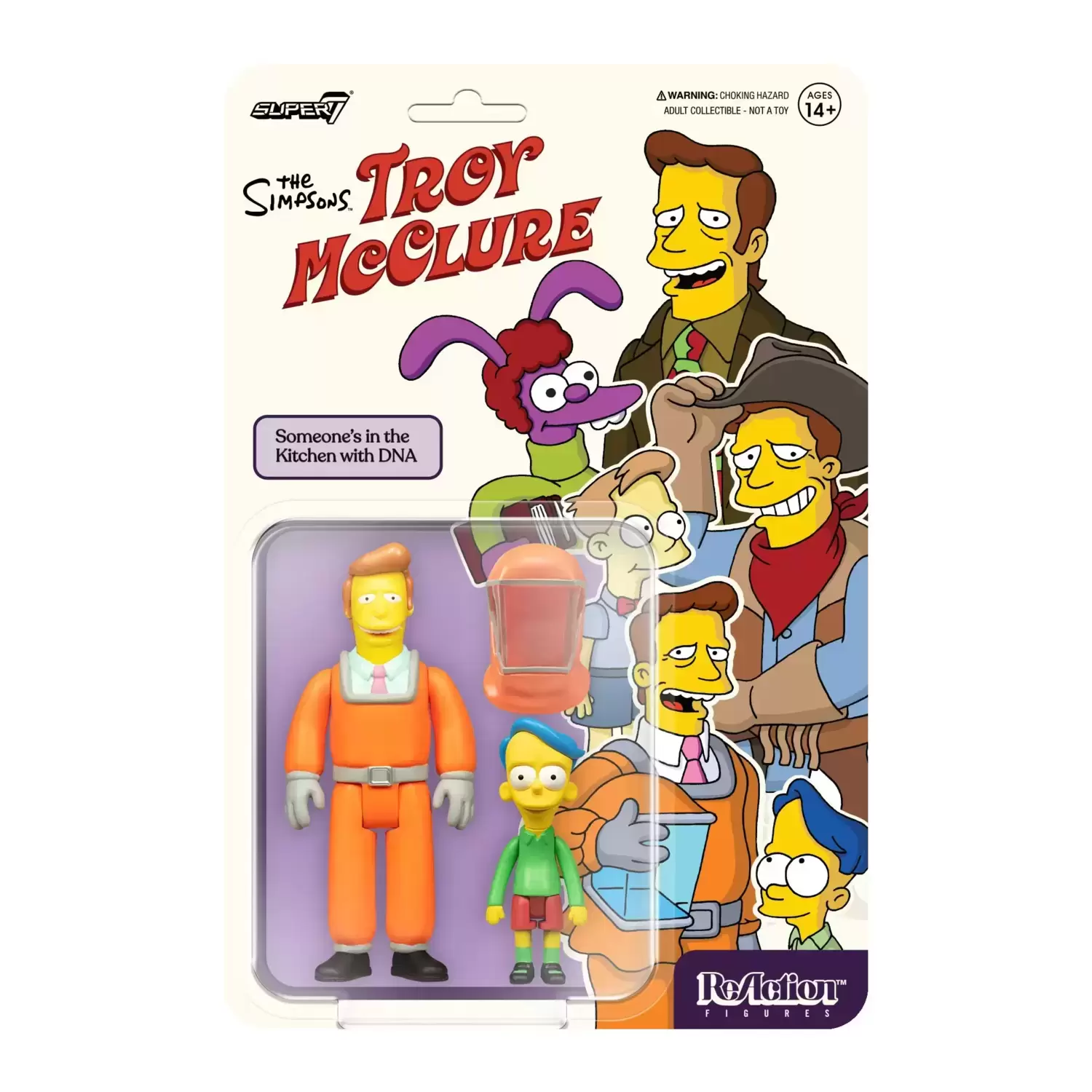 ReAction Figures - The Simpsons Troy McClure - Someone’s in the Kitchen with DNA