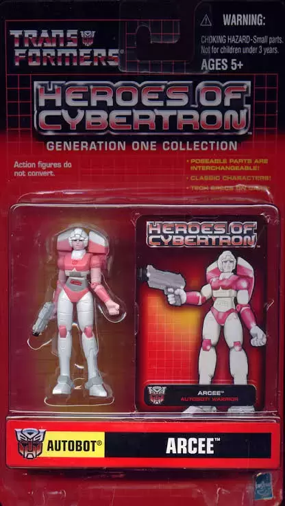 Autres Transformers - Transformers Heroes of Cybertron G1 Collection Autobot Arcee 2001