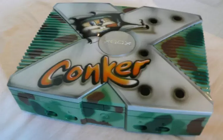XBOX Stuff - Conker Reloaded Limited Edition xbox console