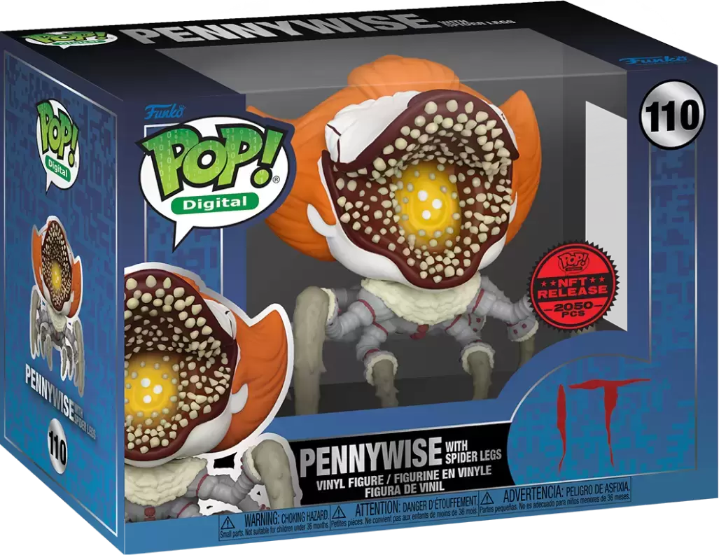 biologi tolv basen It - Pennywise with SpiderLegs - POP! Digital action figure 110