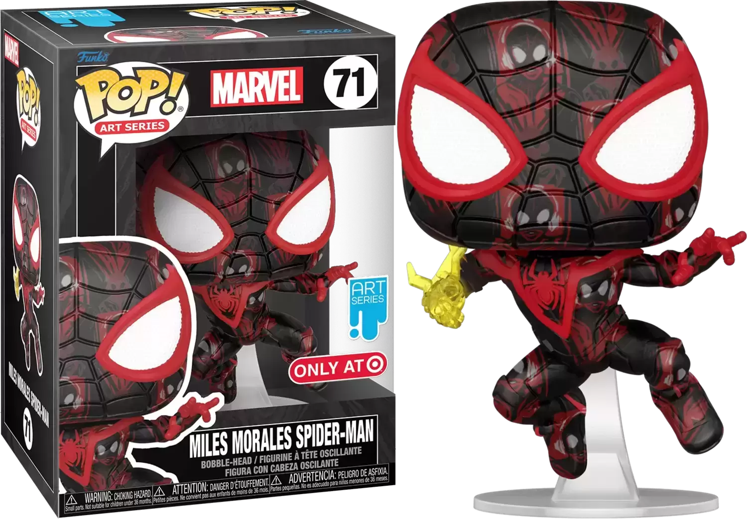 POP! Art Series - Marvel - Miles Morales Spider-Man