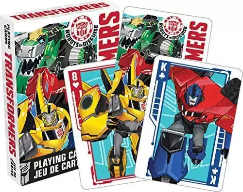 Autres jeux - Aquarius Transformers Robots in Disguise Playing Cards