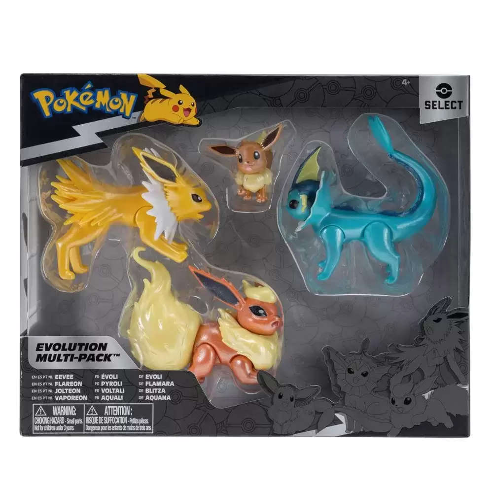 Pokémon Action Figures - Pokemon Select - Multipack Evolution Eevee