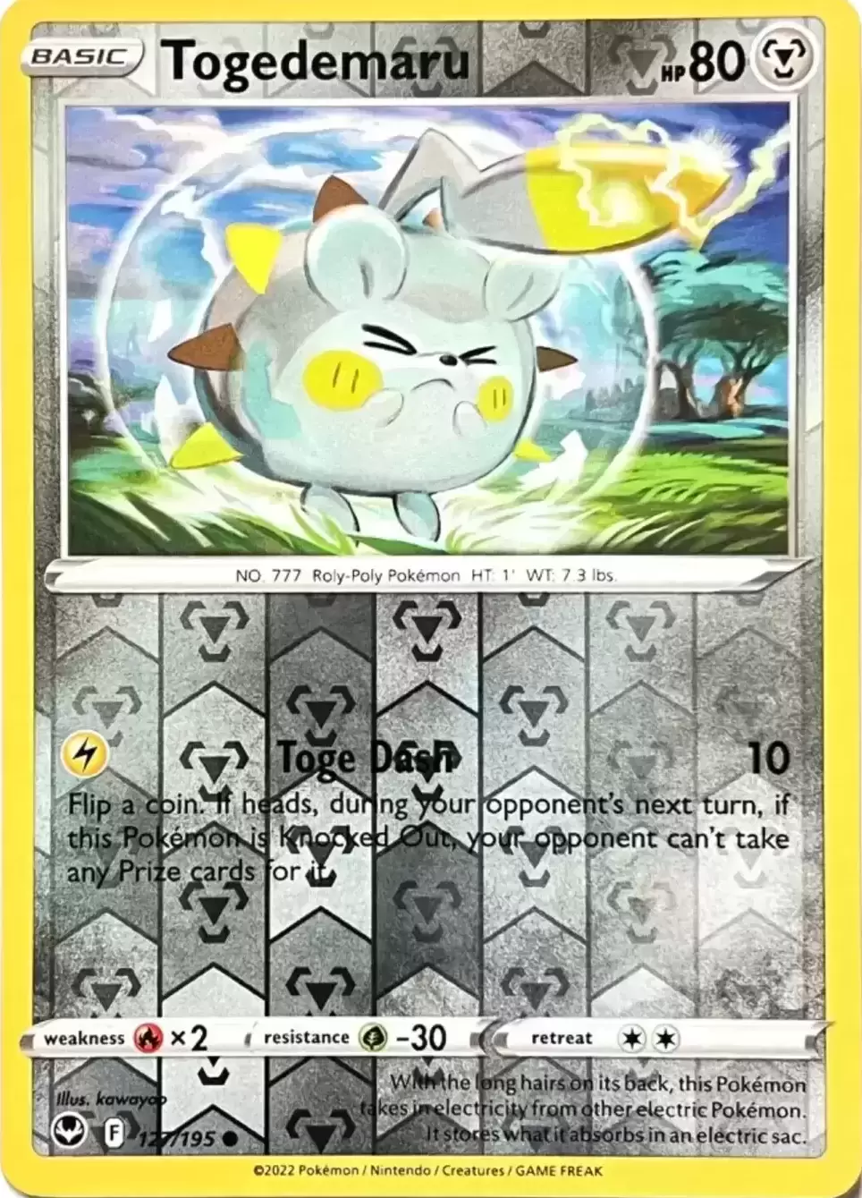 Silver Tempest - Togedemaru Reverse