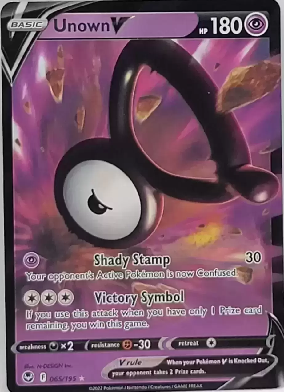 Unown (W) - Legends Awakened - Pokemon