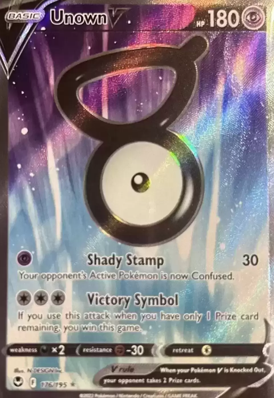 Unown V - 065/195 Ultra Rare - Silver Tempest – JAB Games13