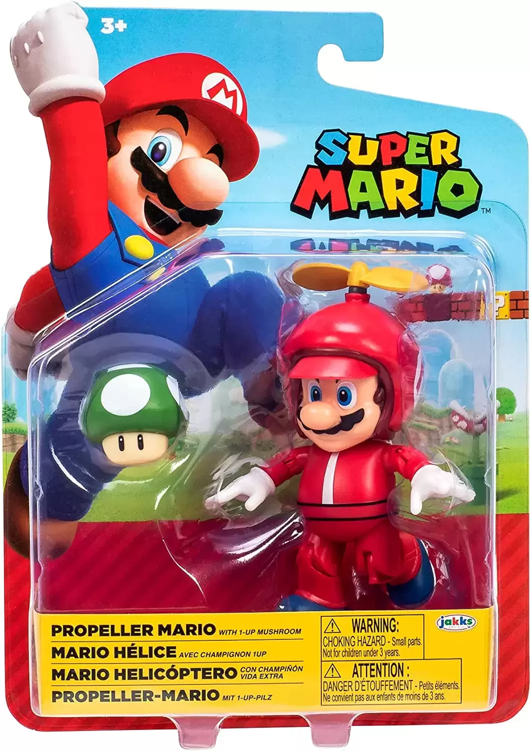 World of Nintendo - Propeller Mario with 1-up Mushroom