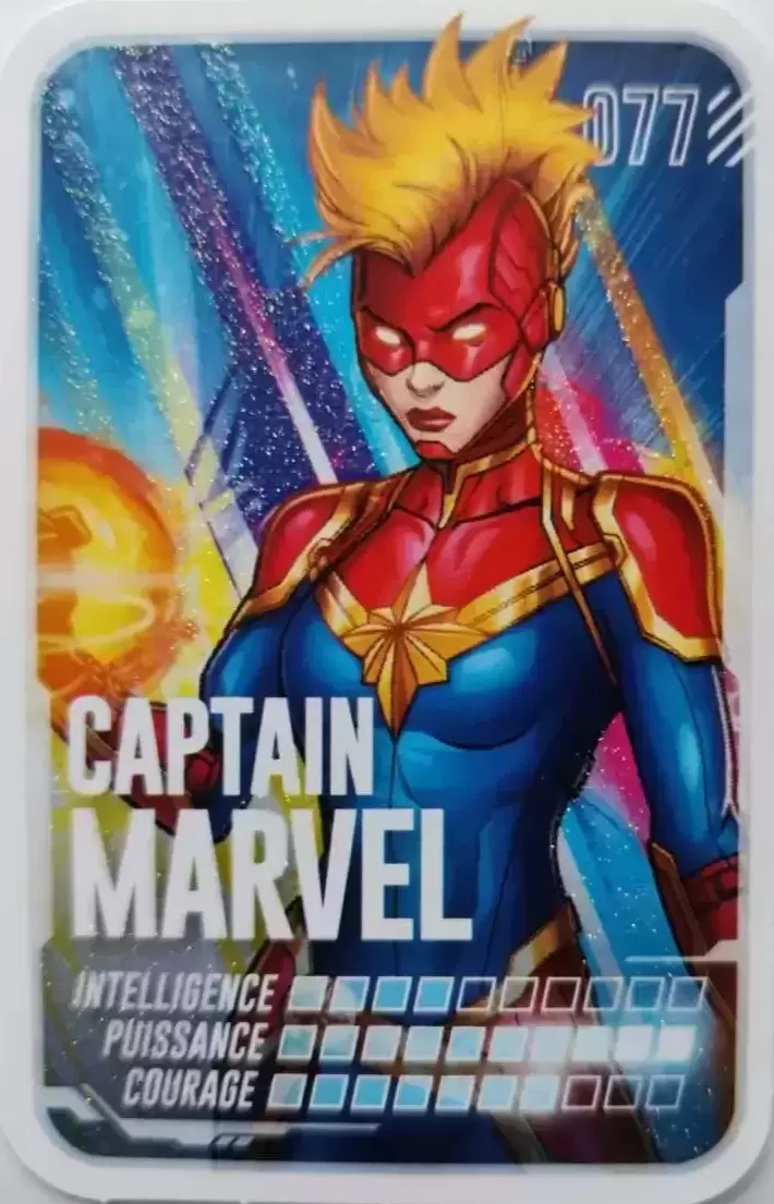 Captain Marvel - Cartes Marvel - Pars en Mission - Leclerc 077