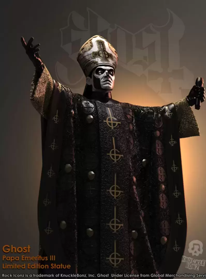 Knucklebonz - Rock Iconz - Ghost - Papa Emeritus III