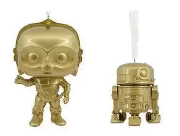 Funko Ornaments - Star Wars - C-3PO & R2-D2 Gold