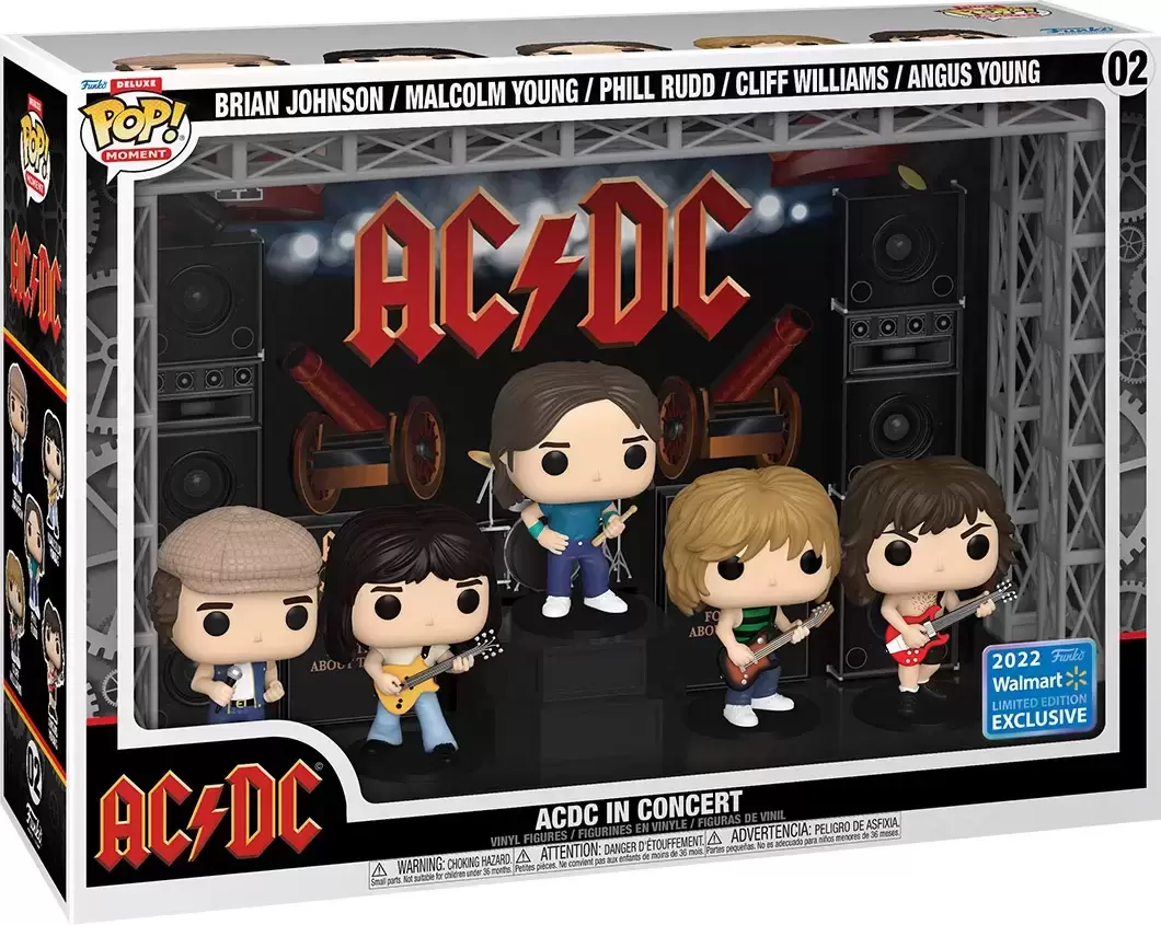 POP! Music Moment - AC/DC in Concert - Brian Johnson, Malcolm Young, Phill Rudd, Cliff Williams & Angus Young