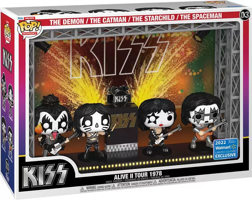 POP! Music Moment - Kiss Alive II Tour 1978 - The Demon, The Catman, The Starchild & The Spaceman