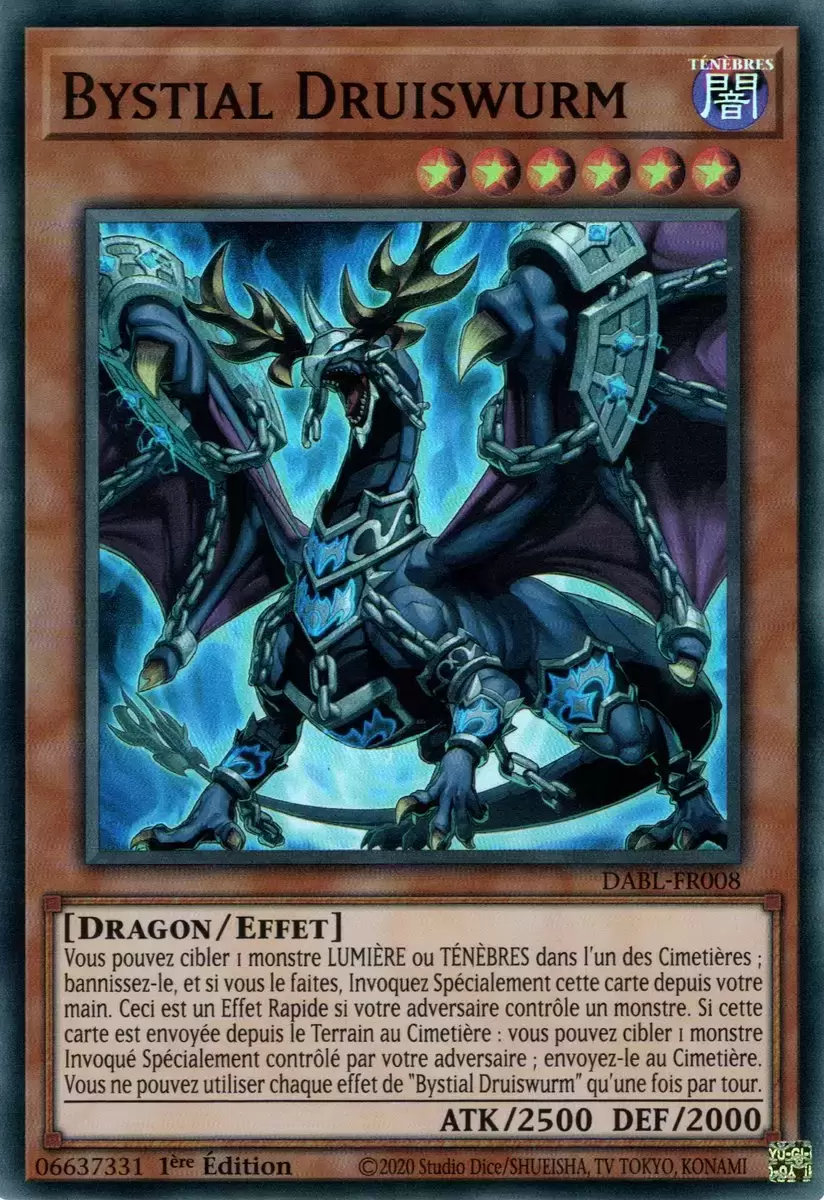Explosion de l\'Aile des Ténèbres DABL - Bystial Druiswurm