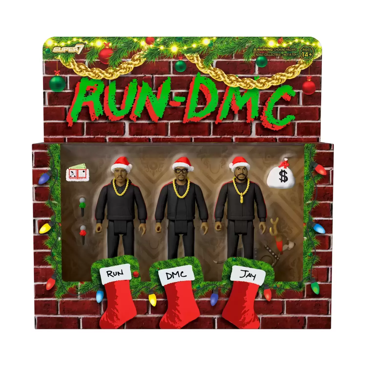 ReAction Figures - Run DMC - Holiday 3-Pack