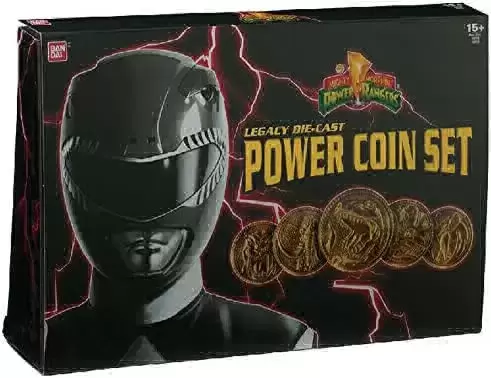 Mighty Morphins Power Rangers - Legacy Die-Cast -  Power Coin Set