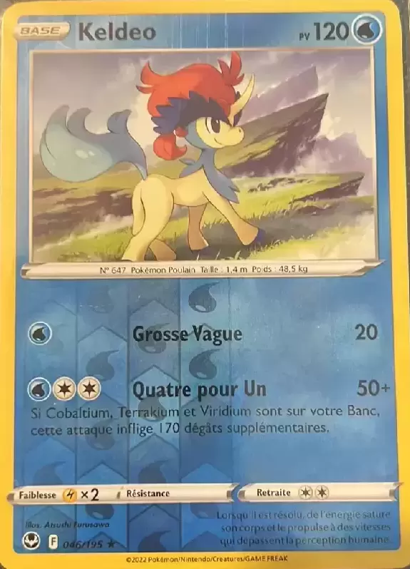 Tempête Argentée - Keldeo Reverse
