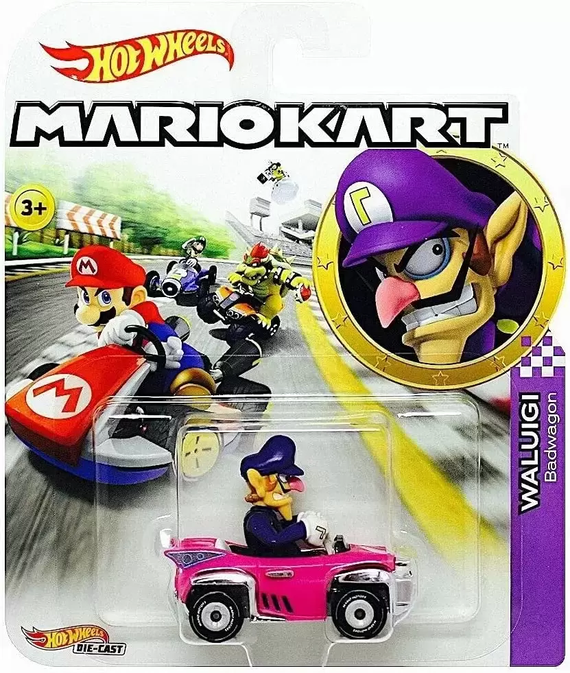 Hot Wheels Mario Kart - Waluigi - Badwagon