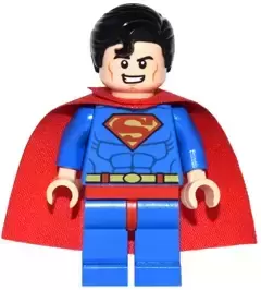 Lego Dimensions Minifigures & Toy Tags - Superman - Red Eyes on Reverse, Shiny Starched Cape