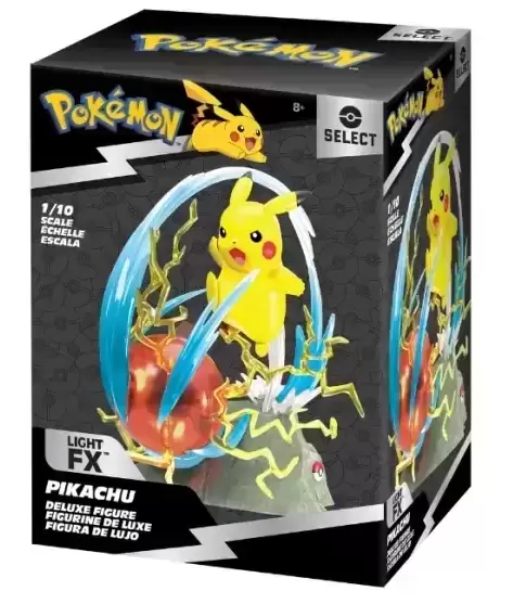 Pokémon Action Figures - Pokemon Select - Pikachu - Deluxe Light FX Figure
