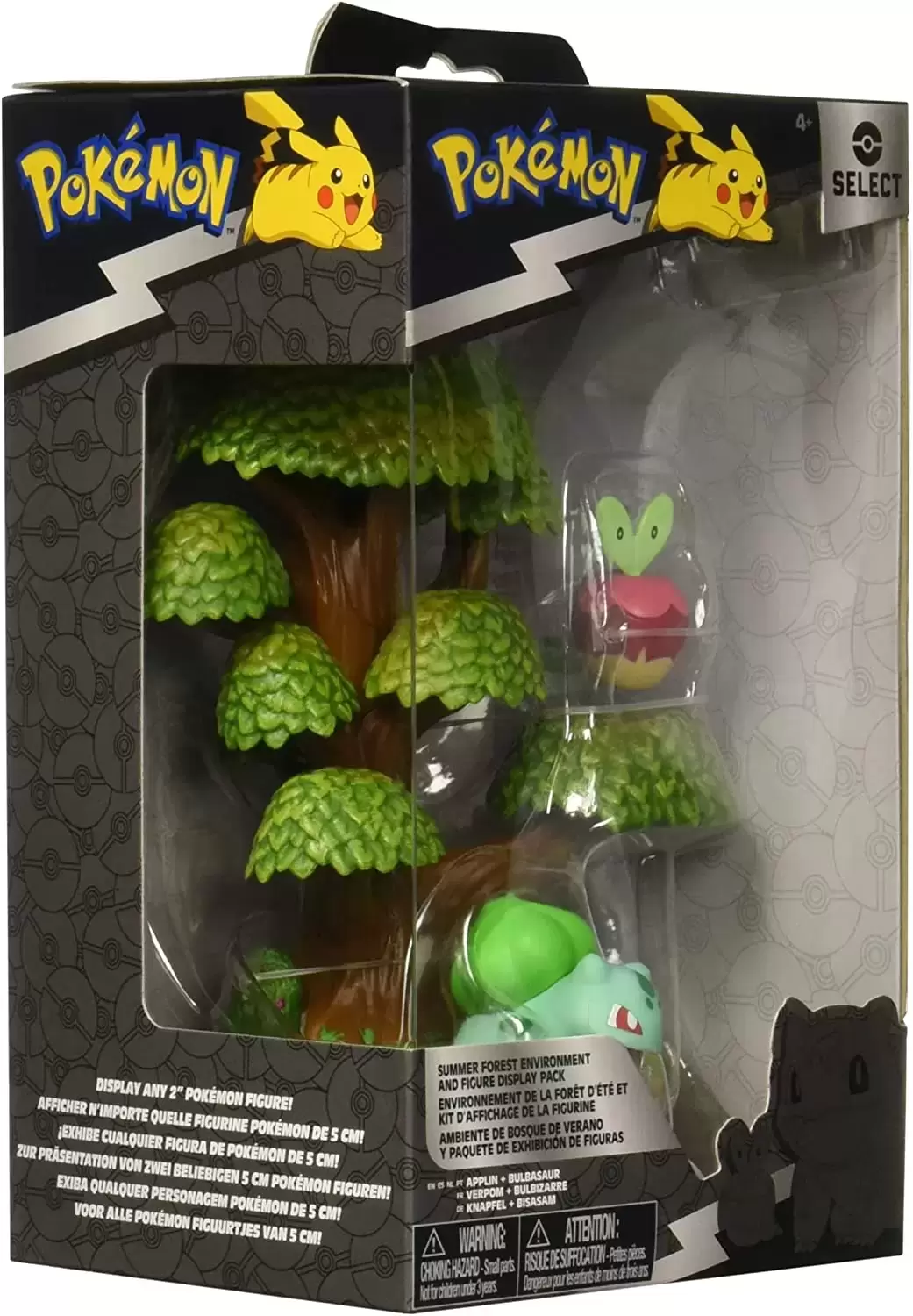 Pokémon Select - Summer Forest Environment & Figure display Pack - Pokémon  Action Figures