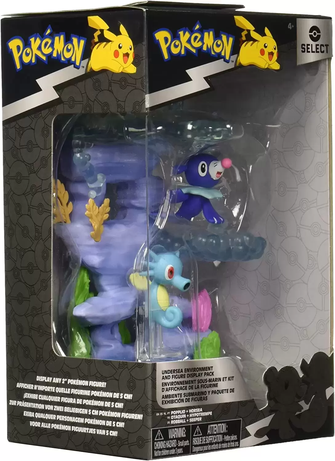 Pokémon Select - Undersea Environment & Figure Display Pack - Pokémon  Action Figures