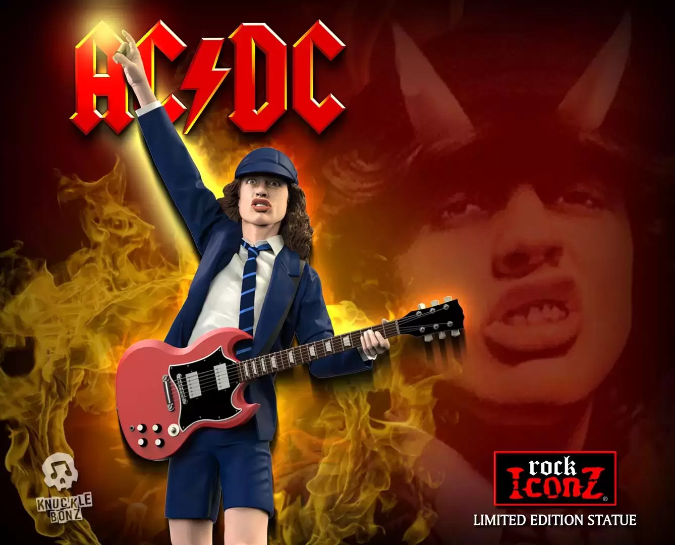 Knucklebonz - Rock Iconz - AC/DC - Angus Young II