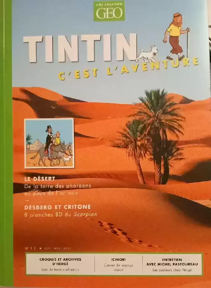 Tintin c\'est l\'aventure - Géo - Tintin c\'est l\'aventure - Géo n° 13