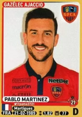 Foot 2015-2016 - Pablo Martinez - Gazélec Ajaccio