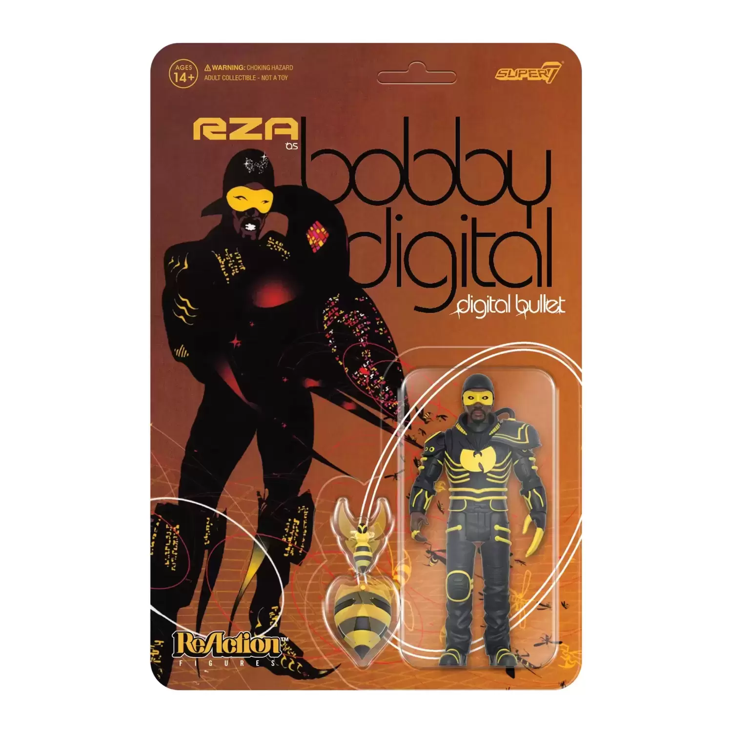 ReAction Figures - RZA - Bobby Digital (Digital Bullet)