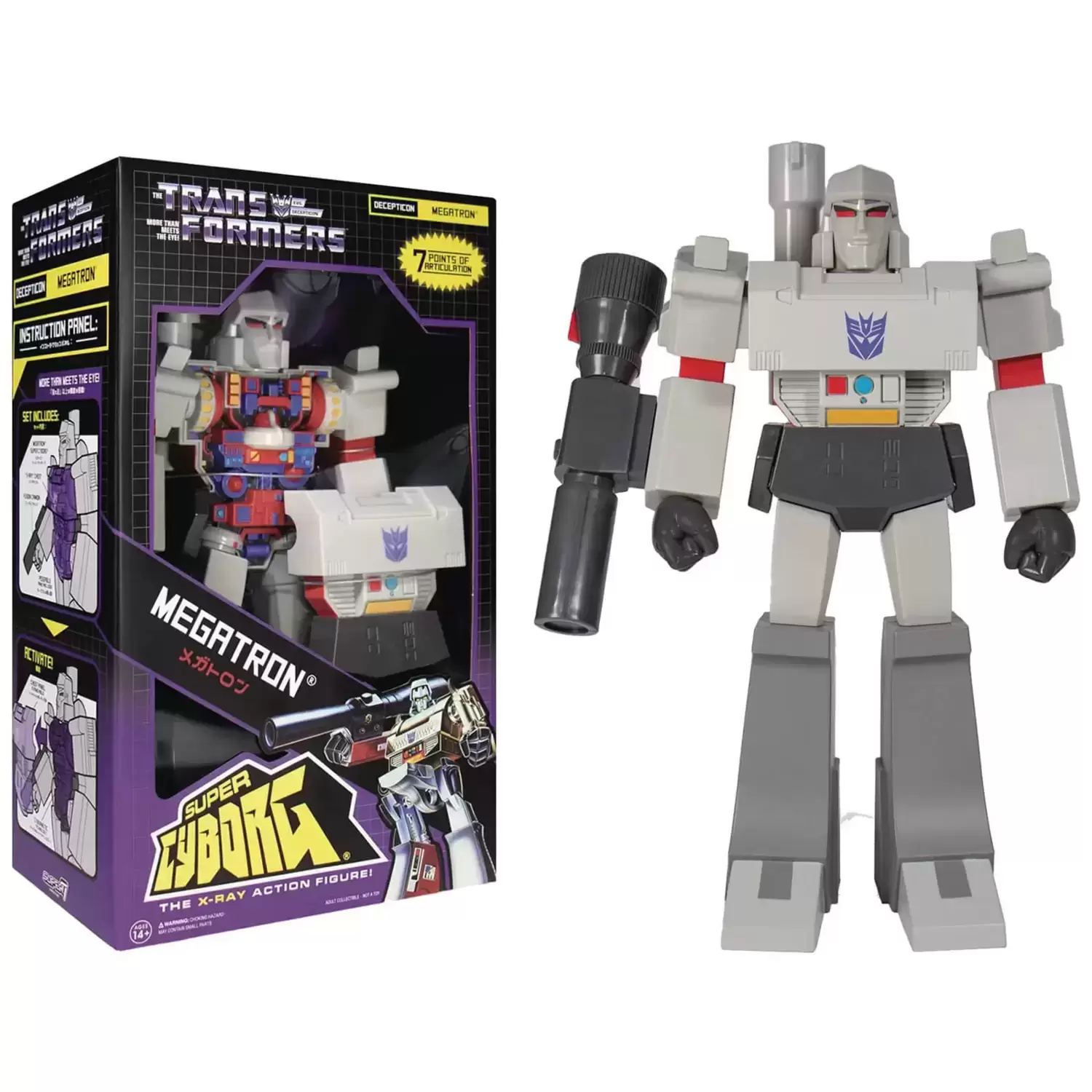 Super7 - Super Cyborgs - Transformers - Megatron (Full Colour)