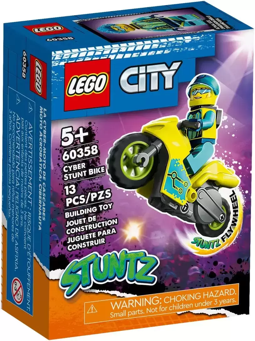 LEGO CITY - La cyber moto de cascade