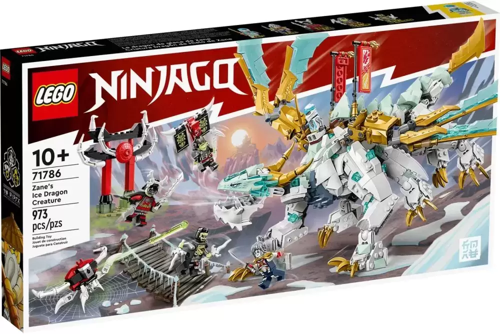 LEGO Ninjago - La créature Dragon de glace de Zane