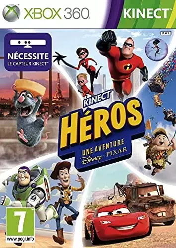 Jeux XBOX 360 - Kinect héros : une aventure Disney Pixar
