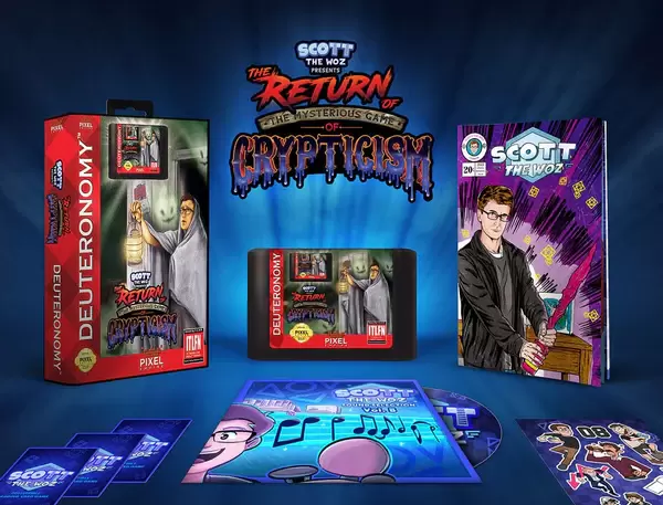 Mega Drive Cartmod / Homebrew - THE RETURN OF THE MYSTERIOUS GAME OF CRYPTICISM - SEGA GENESIS EDITION