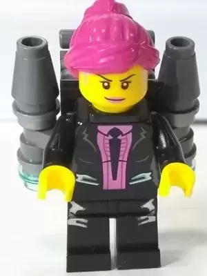 Lego Ultra Agents Minifigures - Agent Caila Phoenix with Jet Pack without Sticker
