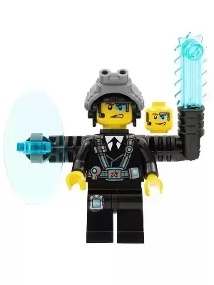 Lego Ultra Agents Minifigures - Agent Curtis Bolt Complete - No Sticker on Shield