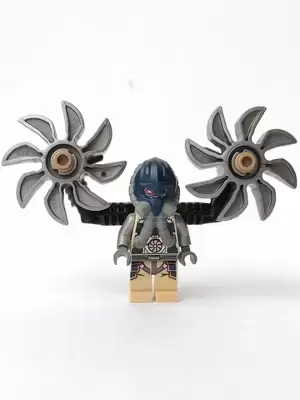 Lego Ultra Agents Minifigures - Psyclone with Parachute Backpack and Attachments