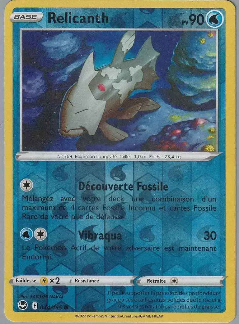 Tempête Argentée - Relicanth Reverse